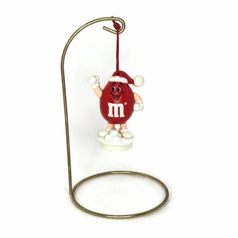 Vintage M&M'S Red Ornament Candy Topper